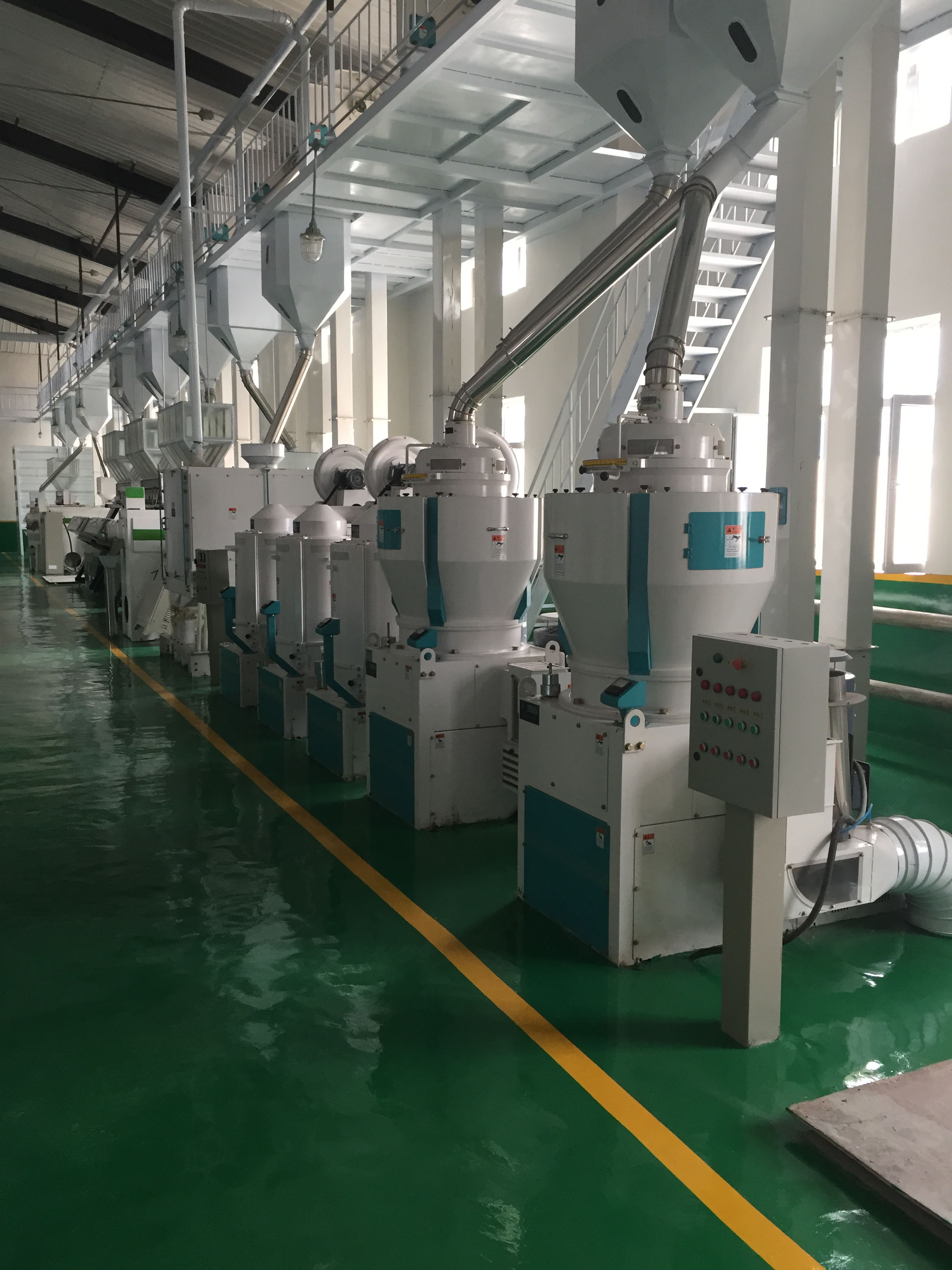 黑龍江香蘭米業日產大米150噸X2生產線